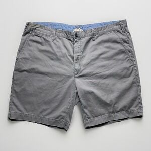 Polo Ralph Lauren Shorts Mens 44B Gray Khaki Classic Fit Chino Polo Logo Preppy